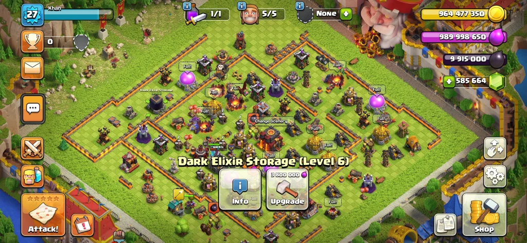 How to play Clash of Clans? 5 clash of clans village pic