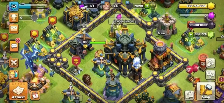 Download Clash of Clans MOD APK v18.0.5 (Unlimited everything) 10 town hall level coc