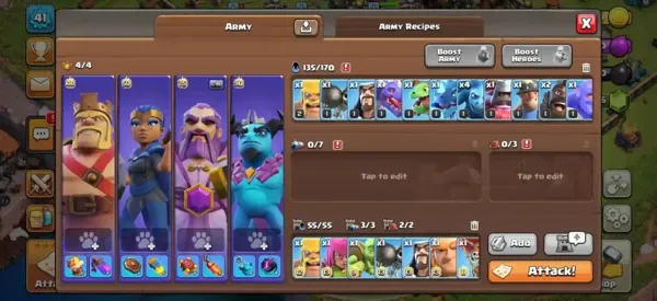 Download Clash of Clans MOD APK v18.0.5 (Unlimited everything) 9 heroes