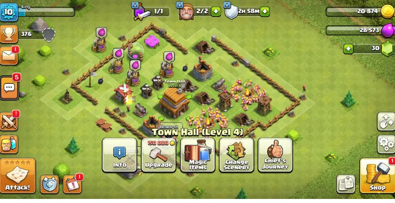 town hall level 4