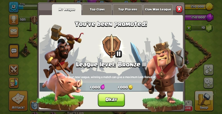 Bronze II League promoted