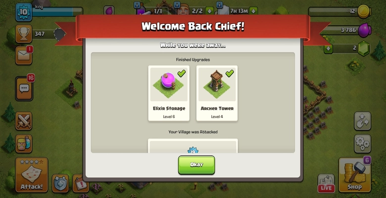 village attacked by enemy